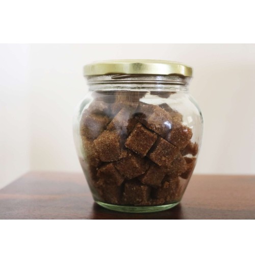 Brown Sugar Cubes (in Glass Bottle -250g)