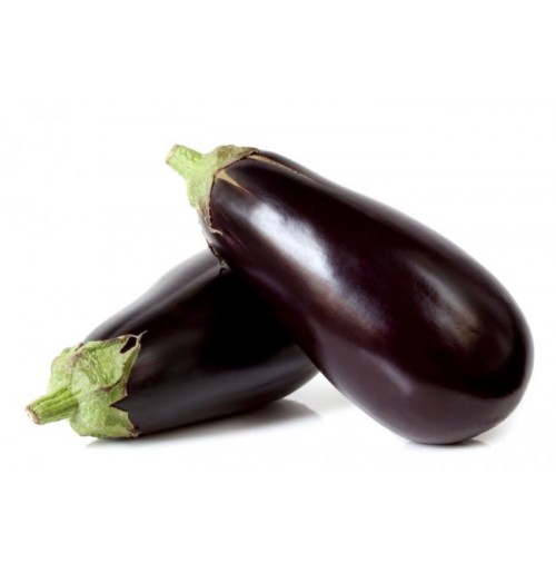 Brinjal (Purple Big) - with brown shades and not shiny