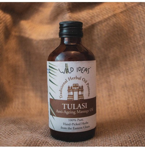 Traditional Herbal Oil Potions Tulasi Anti Ageing Massage Oil - 200ml